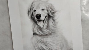 Cachorro branco Realista